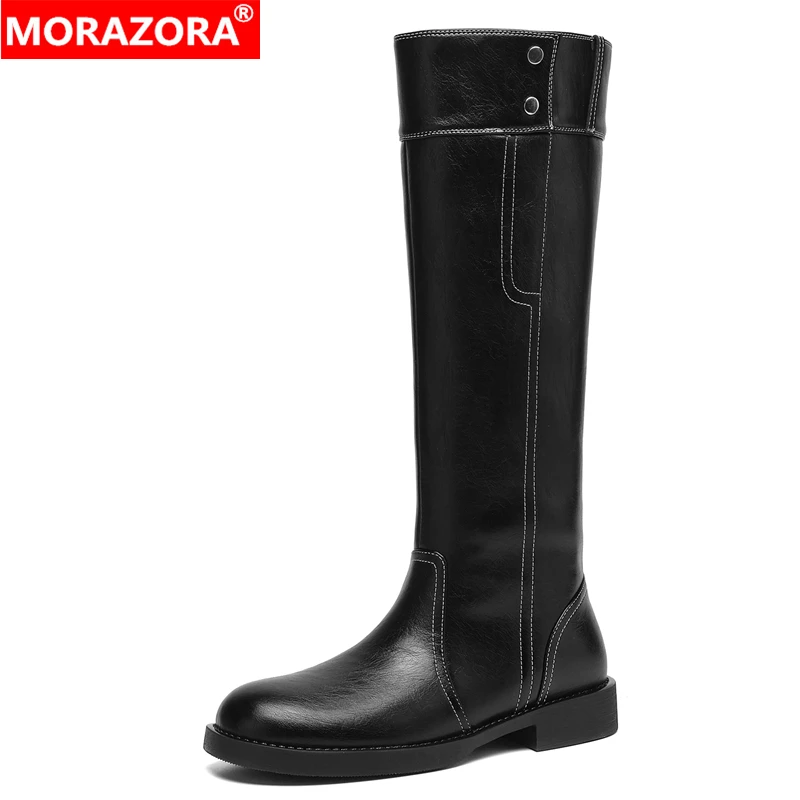 MORAZORA/2026, новые ботинки из натуральной кожи, женские слипоны, осенне-зимние сапоги до колена, черные, коричневые женские офисные модельные туфли
MORAZORA/2026, новые ботинки из натуральной кожи, женские слипоны, осенне-зимние сапоги до колена, черные, коричневые женские офисные модельные туфли