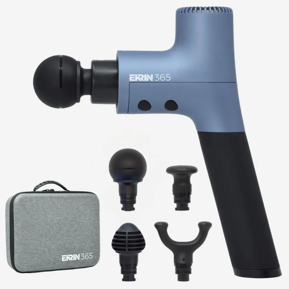 Massage Gun - Deep tissue back and neck massager for pain and soreness relief - long battery life and soundproofing
Massage Gun - Deep tissue back and neck massager for pain and soreness relief - long battery life and soundproofing