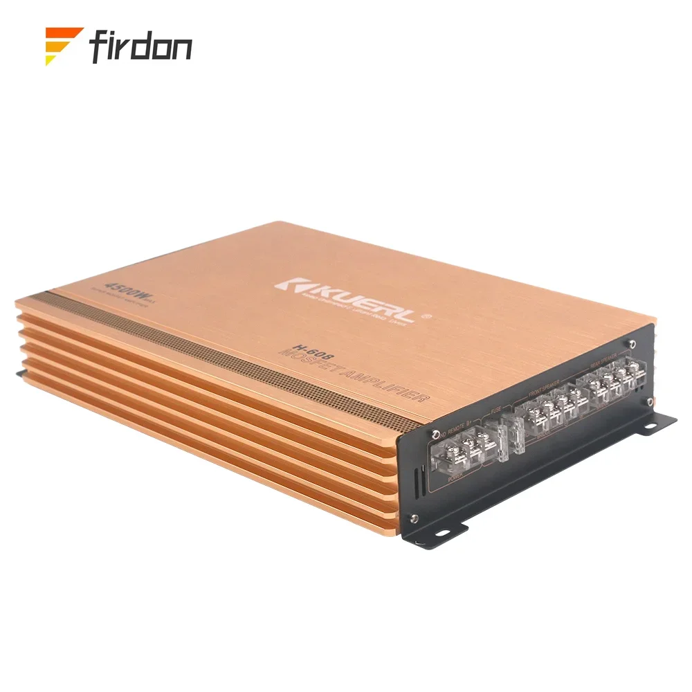 Hot selling 4500W high power amplifier 12V class AB car audio amplifier 4 channel
Hot selling 4500W high power amplifier 12V class AB car audio amplifier 4 channel