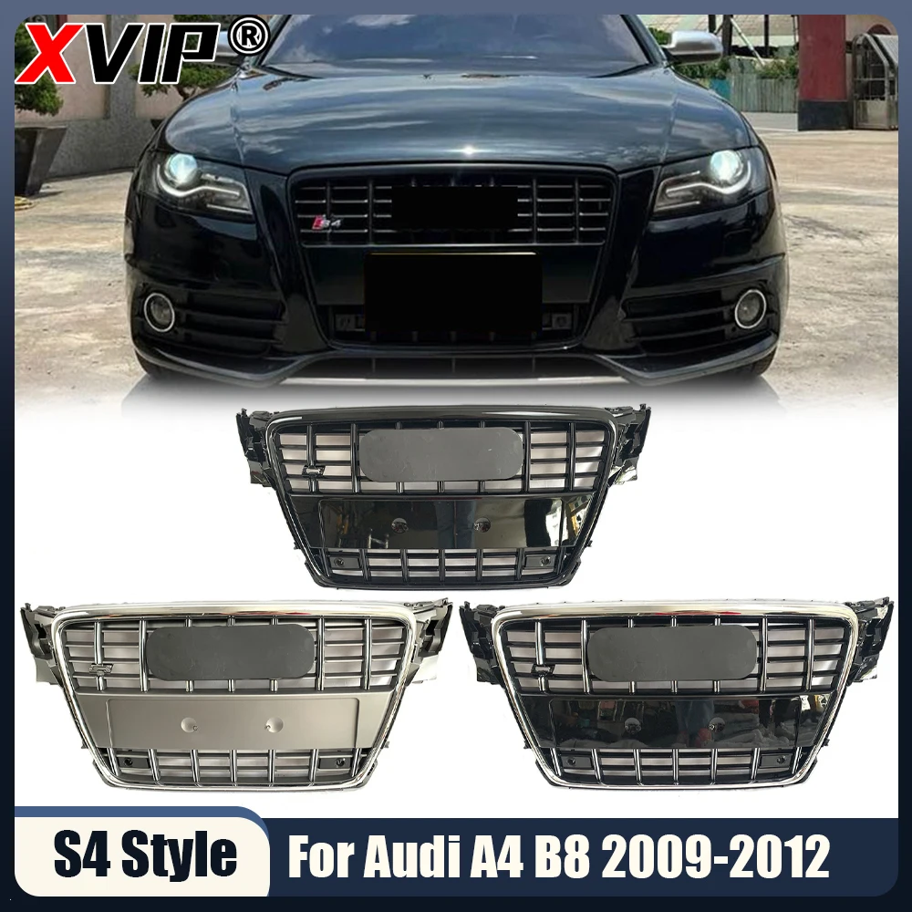 XVIP S4 Style Silver And Black Upper Grid Racing Grills Fit For Audi A4 B8 Sedan 2009-2012 Radiator Grill Front Bumper Grille
XVIP S4 Style Silver And Black Upper Grid Racing Grills Fit For Audi A4 B8 Sedan 2009-2012 Radiator Grill Front Bumper Grille