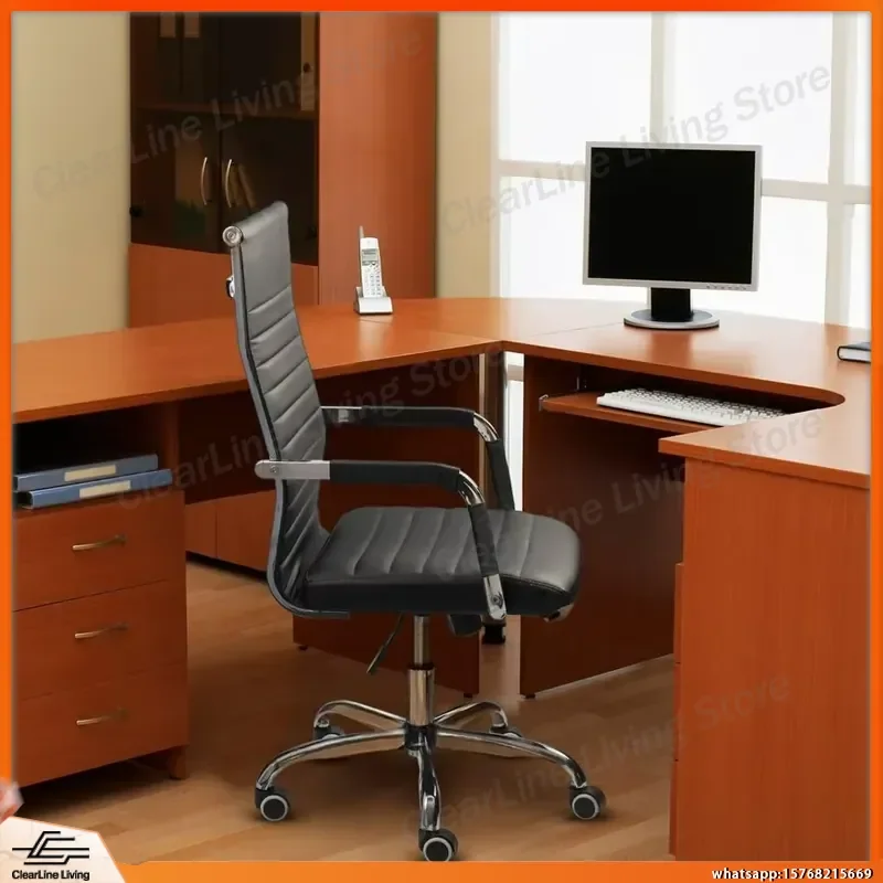 Furmax High Back Office Chair PU Leather Executive Swivel Chair with Adjustable Height Armrests Ergonomic Mesh Back
Furmax High Back Office Chair PU Leather Executive Swivel Chair with Adjustable Height Armrests Ergonomic Mesh Back