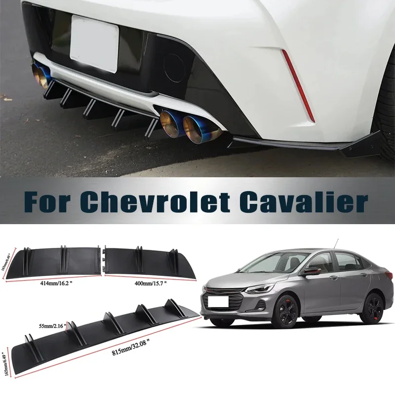 Rear Bumper Shark Fin Diffuser ABS Curved Aero Splitter Anti-Collision Chassis Protector For Chevrolet Cavalier Car Styling
Rear Bumper Shark Fin Diffuser ABS Curved Aero Splitter Anti-Collision Chassis Protector For Chevrolet Cavalier Car Styling