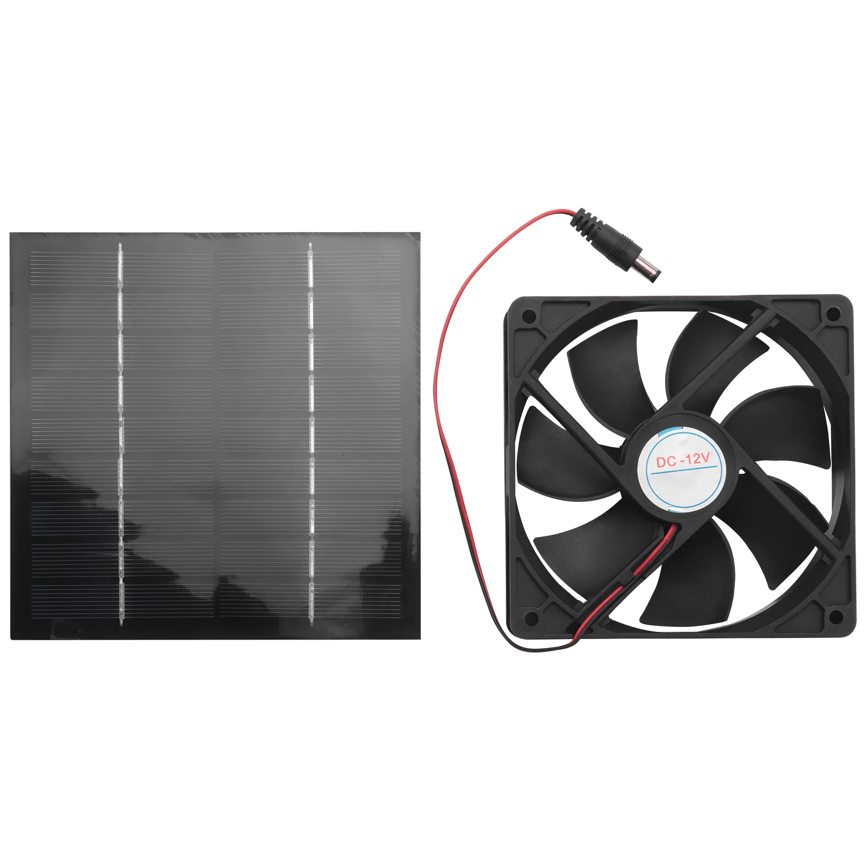 20W Solar Exhaust Fan Air Extractor 6 Inch Mini Ventilator Solar Panel Powered Fan for Dog Chicken House Greenhouse RV
20W Solar Exhaust Fan Air Extractor 6 Inch Mini Ventilator Solar Panel Powered Fan for Dog Chicken House Greenhouse RV