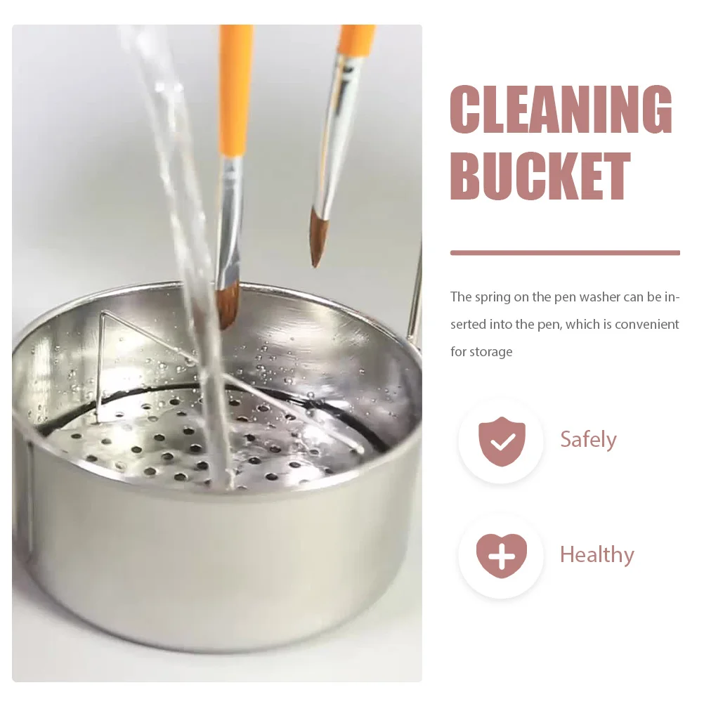 Durable Stainless Steel Paint Brush Cleaner Portable Spiral Brush Washer for Painting Art Supplies Easy to Use
Durable Stainless Steel Paint Brush Cleaner Portable Spiral Brush Washer for Painting Art Supplies Easy to Use