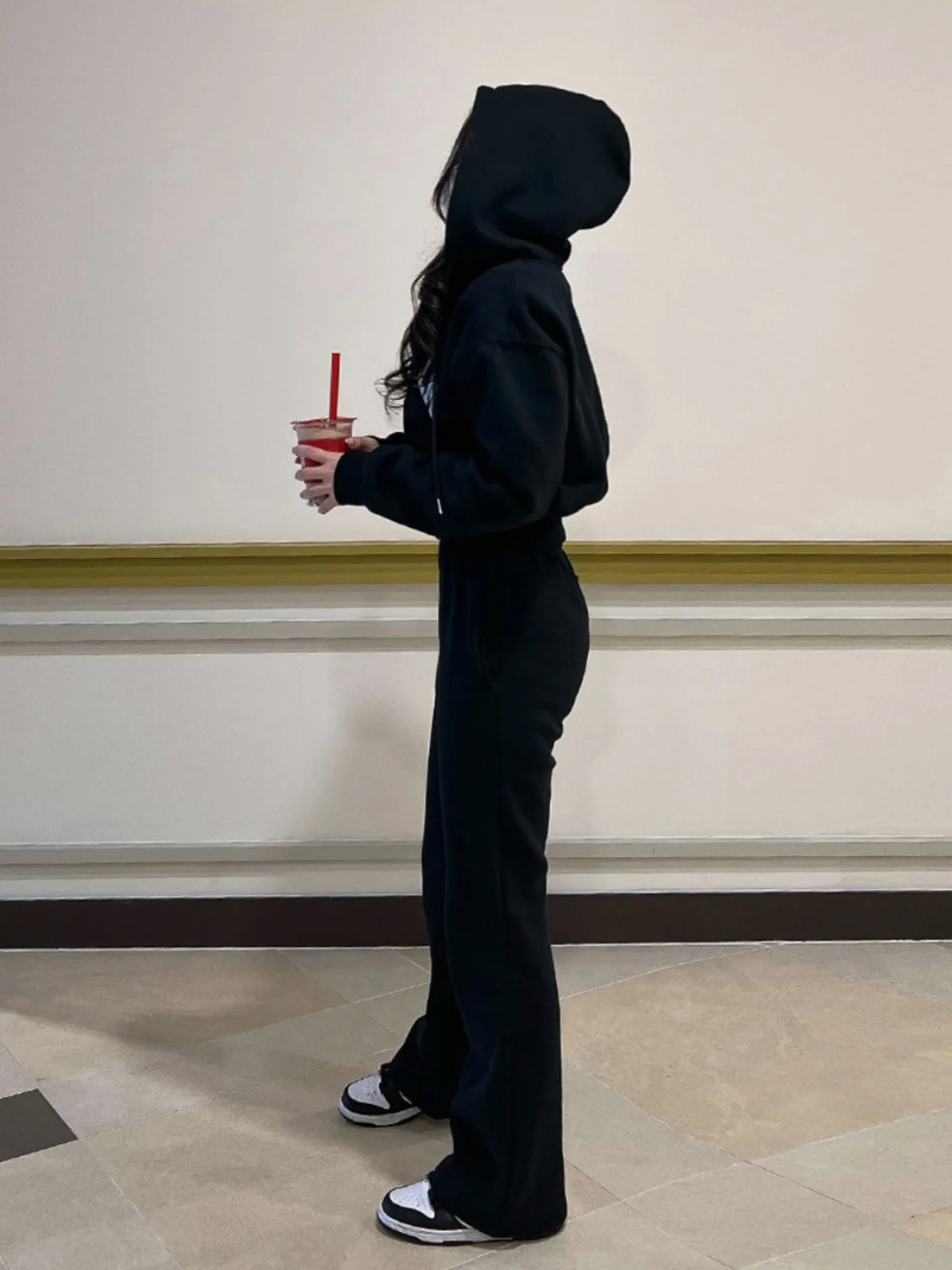 Women's Fce Lined Hoodie Set Bla Thiened Slim Fit Sportswear Two Piece Casual Autumn Winter New Sle Comfortable Cotton
Women's Fce Lined Hoodie Set Bla Thiened Slim Fit Sportswear Two Piece Casual Autumn Winter New Sle Comfortable Cotton