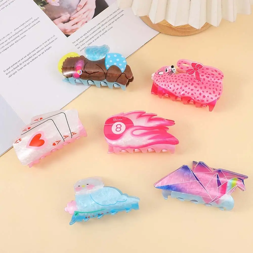Angel Hair Claw Funny Acrylic Leopard Bird Shark Clip Mid Size Paper Cranes Cartoon Animal Hair Clip Party
Angel Hair Claw Funny Acrylic Leopard Bird Shark Clip Mid Size Paper Cranes Cartoon Animal Hair Clip Party