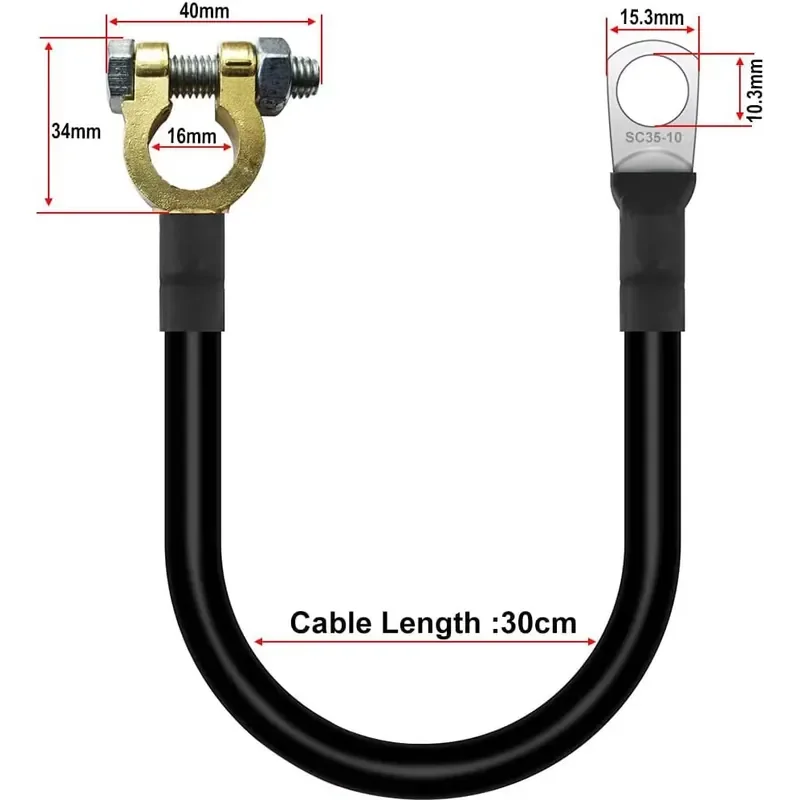 Custom 35 Square Automotive Wiring Harness 2awg Red and Black Copper Car Battery Connecting Line
Custom 35 Square Automotive Wiring Harness 2awg Red and Black Copper Car Battery Connecting Line