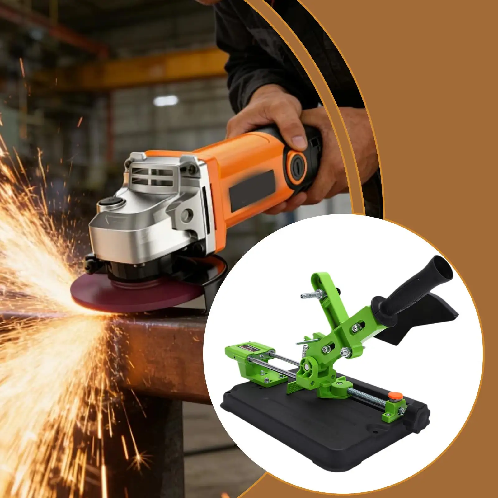 Stable Angle Grinder Stand Holder Quick Clamp for Efficient Metal Cutting for Workshop and Garage Projects
Stable Angle Grinder Stand Holder Quick Clamp for Efficient Metal Cutting for Workshop and Garage Projects