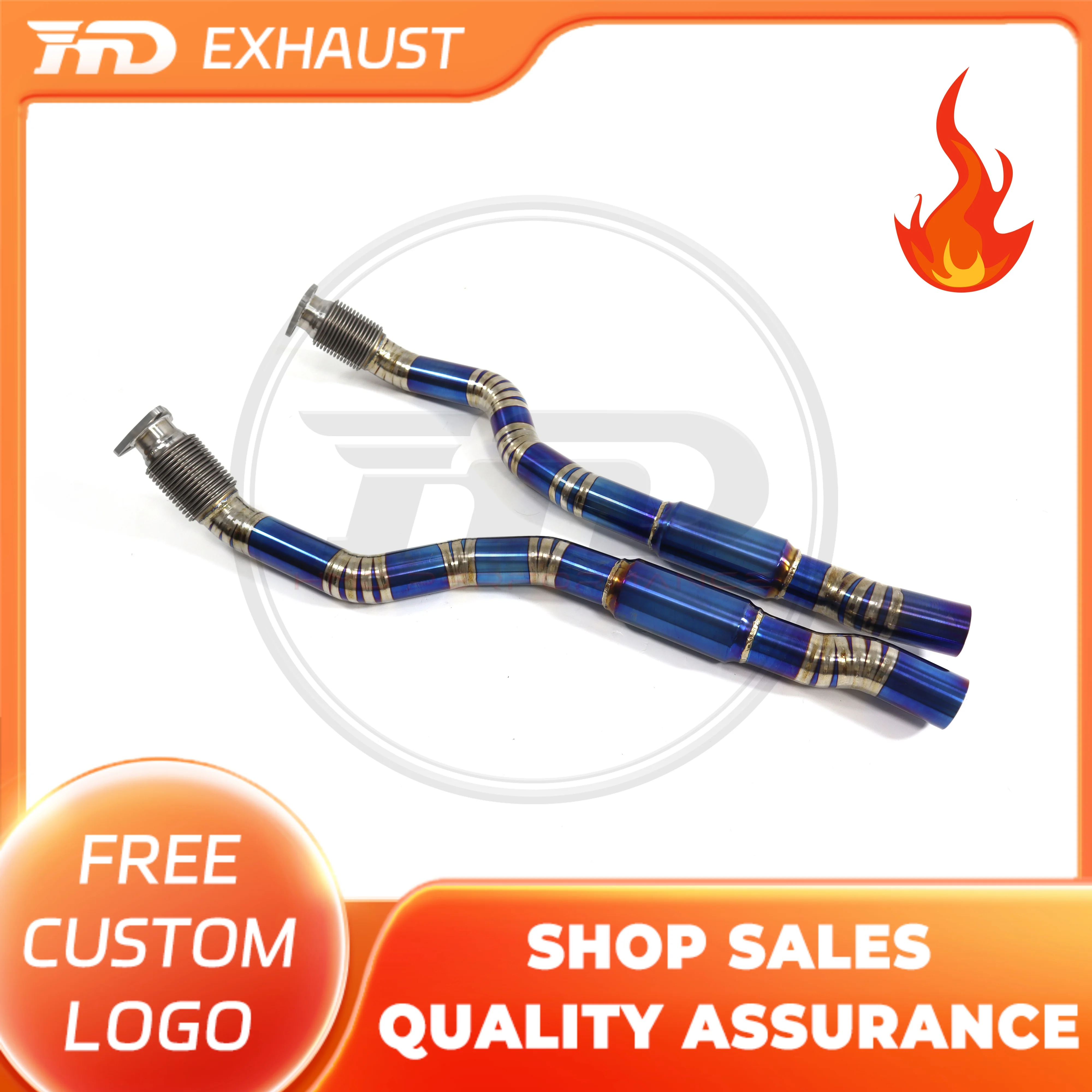HMD Exclusive customization Titanium Exhaust System Sport Link Pipe for Audi S6 S7 RS6 RS7 C7 4.0T 2013-2018 Front Tube
HMD Exclusive customization Titanium Exhaust System Sport Link Pipe for Audi S6 S7 RS6 RS7 C7 4.0T 2013-2018 Front Tube