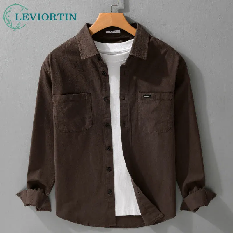 Модная, красивая, универсальная мужская куртка-рубашка с длинными рукавами, новый дизайн с карманами, свободный и повседневный минималистичный топ
Модная, красивая, универсальная мужская куртка-рубашка с длинными рукавами, новый дизайн с карманами, свободный и повседневный минималистичный топ