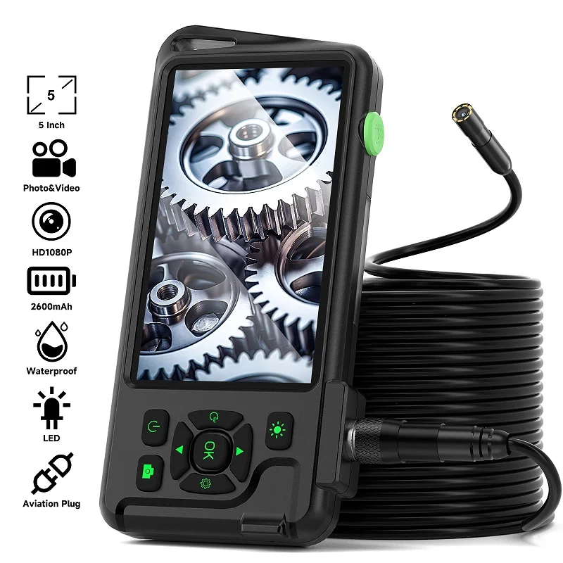 5''IPS Screen Industrial Endoscope Video Autofocus Camera HD1080P Single Dual Triple Lens Pipe Inspection Borescope Waterproof
5''IPS Screen Industrial Endoscope Video Autofocus Camera HD1080P Single Dual Triple Lens Pipe Inspection Borescope Waterproof