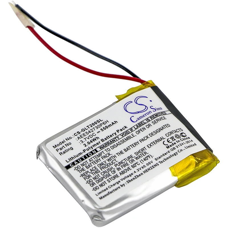 Li-Polymer GPS, Navigator Battery for Golf Buddy, 3.7V, 550mAh , Compatible Models: CT2, DSC-CT2-100
Li-Polymer GPS, Navigator Battery for Golf Buddy, 3.7V, 550mAh , Compatible Models: CT2, DSC-CT2-100