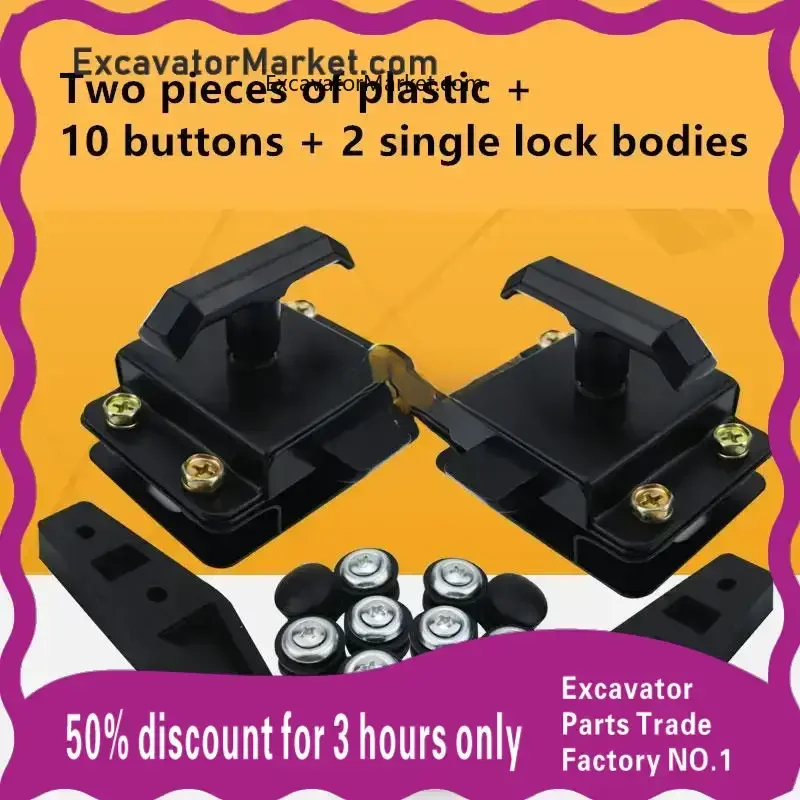 For Kato HD512 820 1023 1430-1-3 Front gear lower latch front glass buckle lock excavator accessories
For Kato HD512 820 1023 1430-1-3 Front gear lower latch front glass buckle lock excavator accessories
