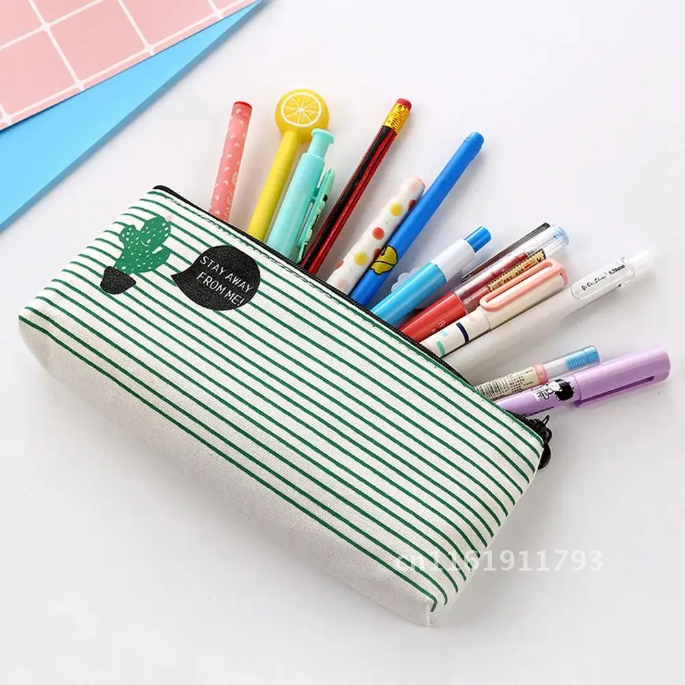 Large Capacity Pencil Case Grid Canvas Pencilcase Student Pen Holder Supplies Striped Pencil Bag School Box Pouch Stationery
Large Capacity Pencil Case Grid Canvas Pencilcase Student Pen Holder Supplies Striped Pencil Bag School Box Pouch Stationery