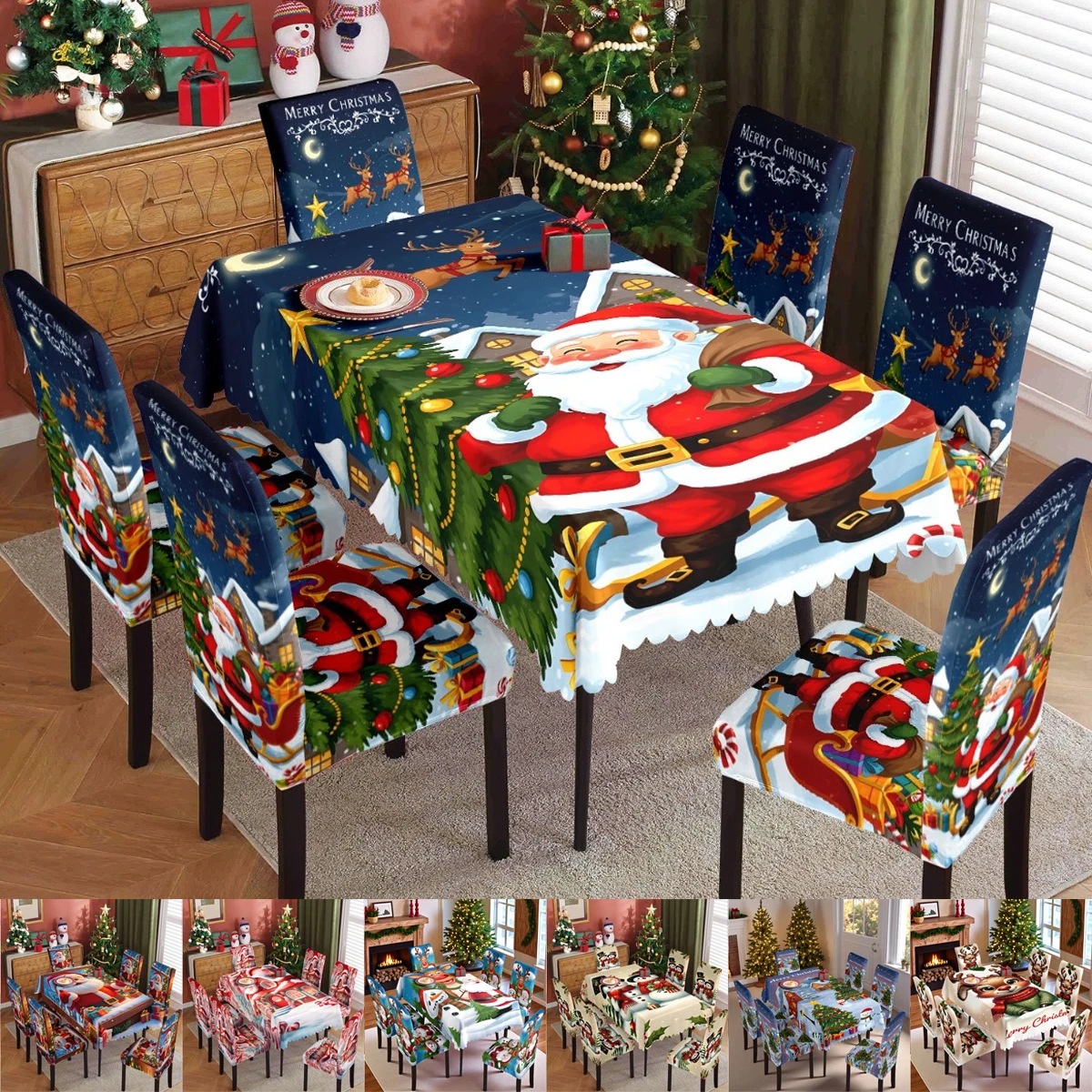 2026 NEW Christmas Printed Tablecloth Restaurant Home Printed Chair Cover Christmas Tablecloth & Chair Cover Decorative 5/7PCS
2026 NEW Christmas Printed Tablecloth Restaurant Home Printed Chair Cover Christmas Tablecloth & Chair Cover Decorative 5/7PCS