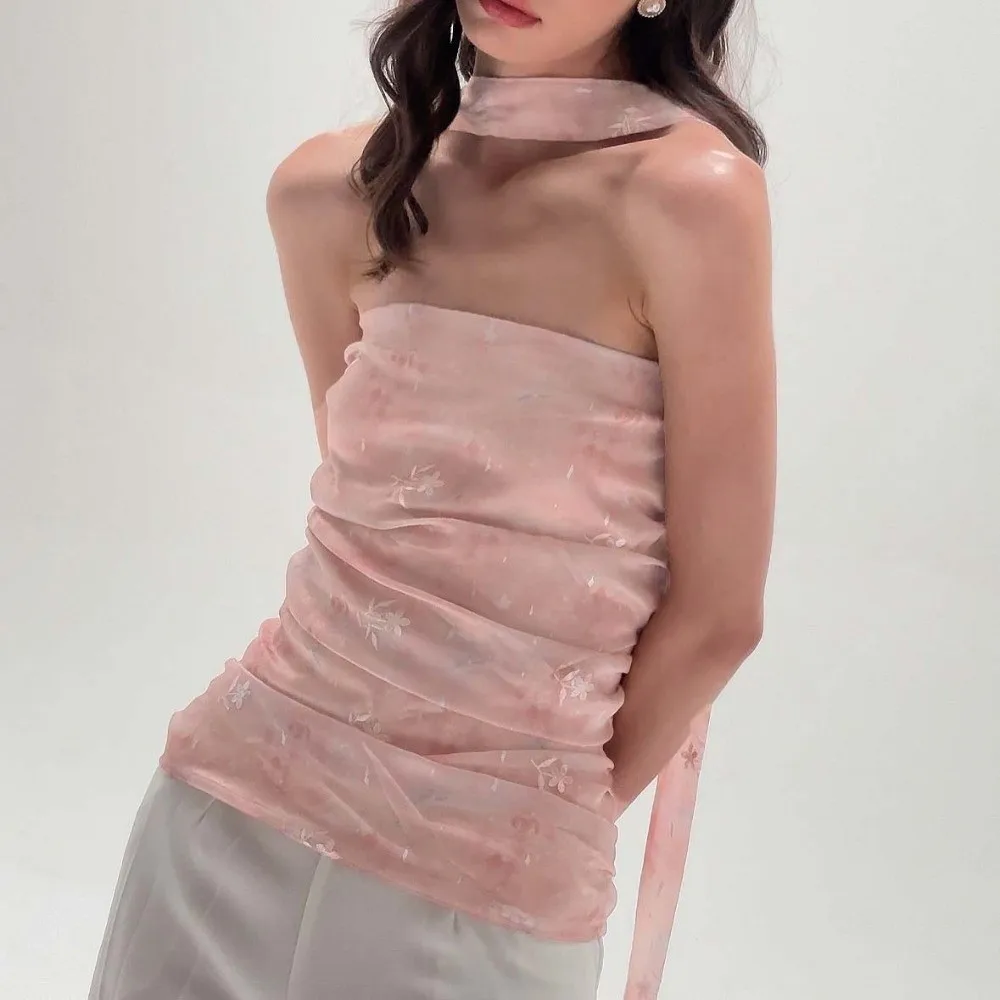 Ins Fashion Corset Pink Flower Camisole Slim Fit Korean Style Ribbon Crop Tops Streetwear Spicy Girl Suspender Vest Ladies
Ins Fashion Corset Pink Flower Camisole Slim Fit Korean Style Ribbon Crop Tops Streetwear Spicy Girl Suspender Vest Ladies