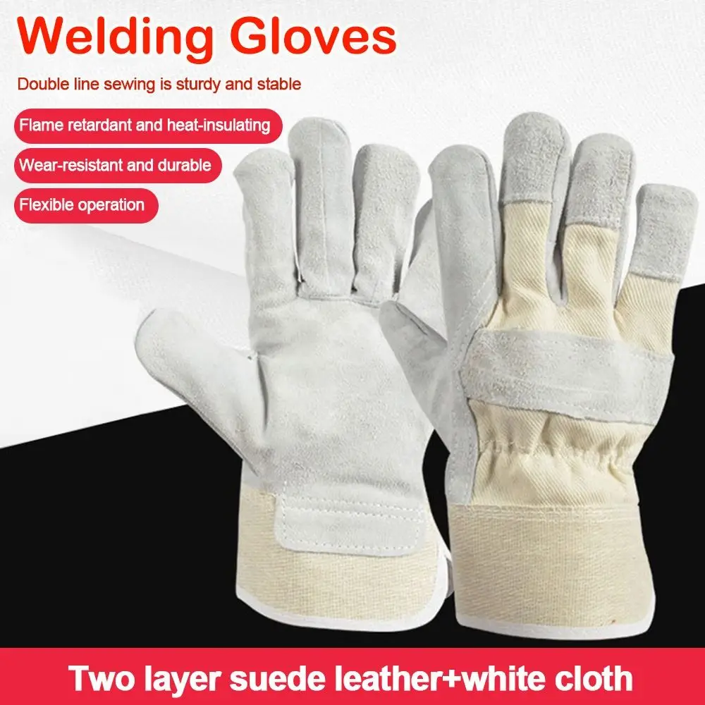 New Cowhide Welding Gloves Short Wear Resistant Labor Gloves Thick Safety Gloves
New Cowhide Welding Gloves Short Wear Resistant Labor Gloves Thick Safety Gloves
