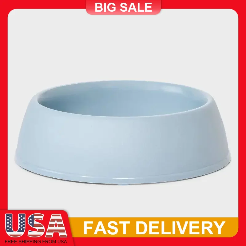 4 Cup Non Slip Pet Bowl PP Plastic Dog Cat Dish Steel Blue Food Water Dishwasher Safe Top Rack Feeder 
4 Cup Non Slip Pet Bowl PP Plastic Dog Cat Dish Steel Blue Food Water Dishwasher Safe Top Rack Feeder