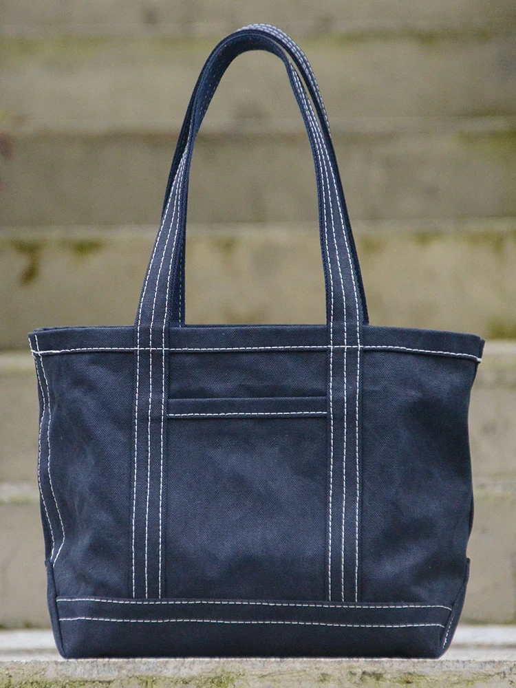 Сумка-тоут из плотного холста, оригинальный дизайн, для повседневного использования, ручная/наплечная сумка, однотонная, в корейском стиле, повседневная мода
Сумка-тоут из плотного холста, оригинальный дизайн, для повседневного использования, ручная/наплечная сумка, однотонная, в корейском стиле, повседневная мода