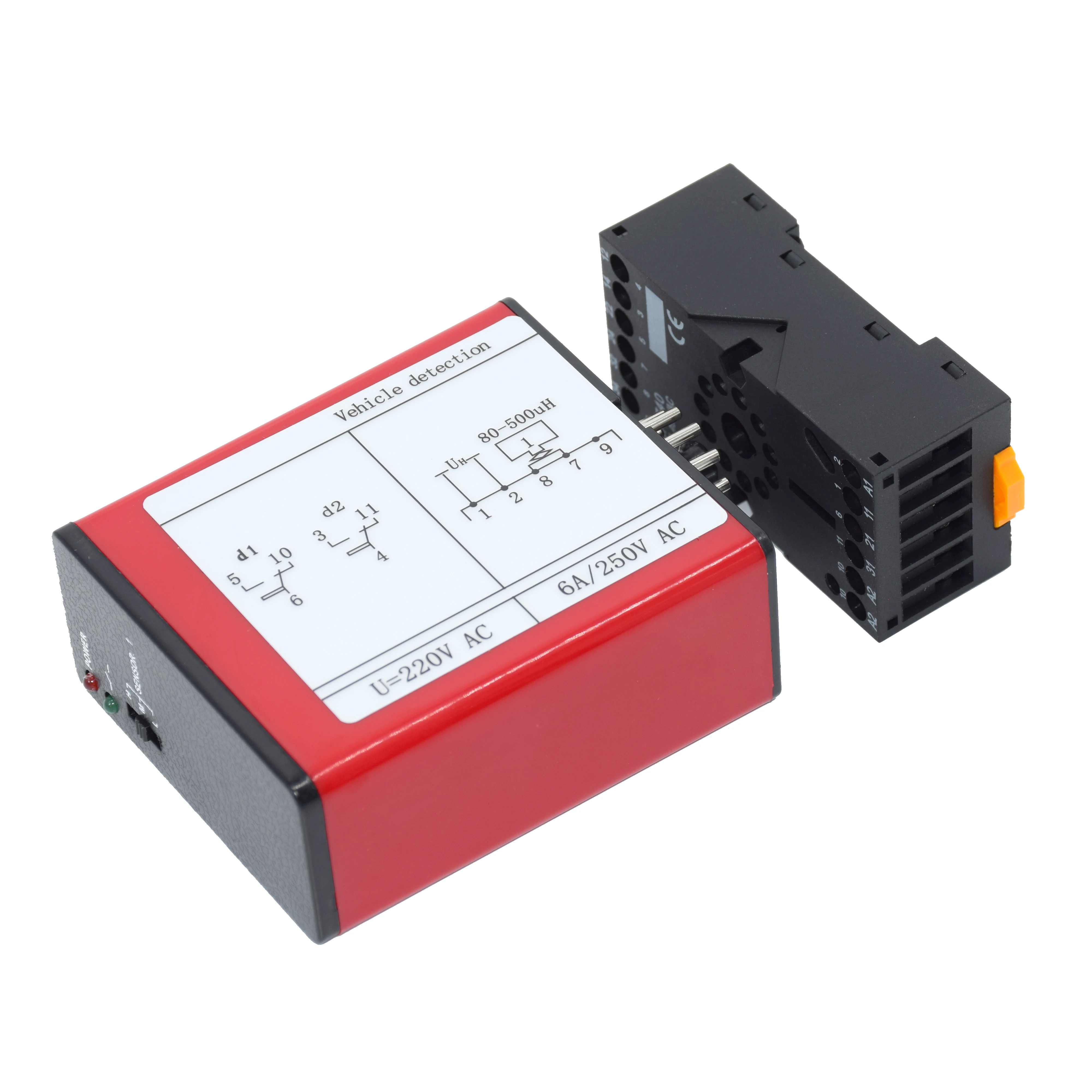 220V Single Channel Loop Detector Intelligent Road Vehicle Sensors Suitable for Car Parking
220V Single Channel Loop Detector Intelligent Road Vehicle Sensors Suitable for Car Parking