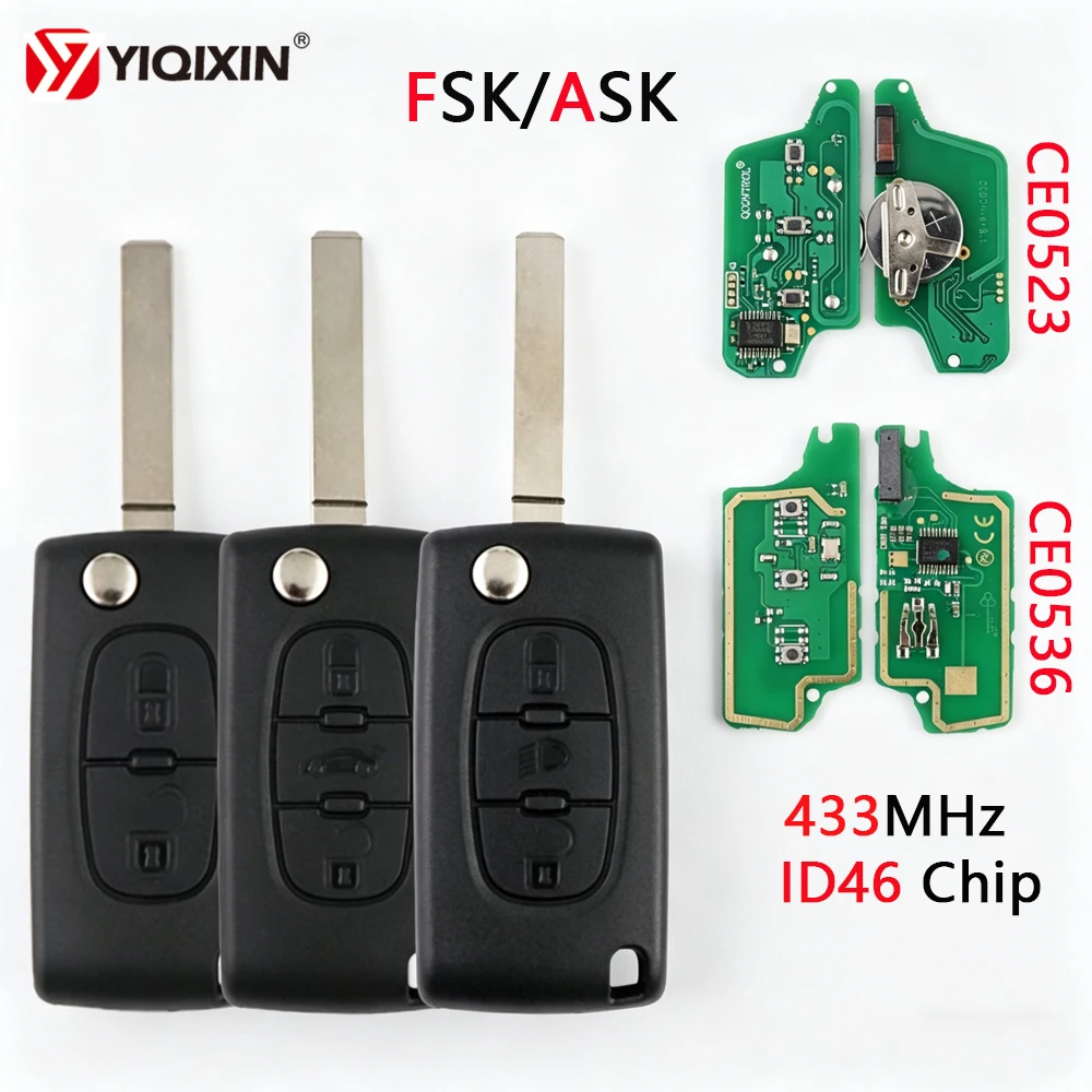 Flip Remote Car Key For Citroen C4 C2 C5 C6 C8 C1 C3 C7 Xsara Picasso For Peugeot 206 107 207 408 307 407 507 607 807 Partner
Flip Remote Car Key For Citroen C4 C2 C5 C6 C8 C1 C3 C7 Xsara Picasso For Peugeot 206 107 207 408 307 407 507 607 807 Partner
