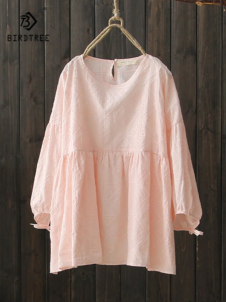 New 2026 Spring Cotton Lantern Sleeve Shirt, Women O Neck Embroidery, Mori Girl Retro Age Reduction Loose Doll Blouse T5D551CC
New 2026 Spring Cotton Lantern Sleeve Shirt, Women O Neck Embroidery, Mori Girl Retro Age Reduction Loose Doll Blouse T5D551CC