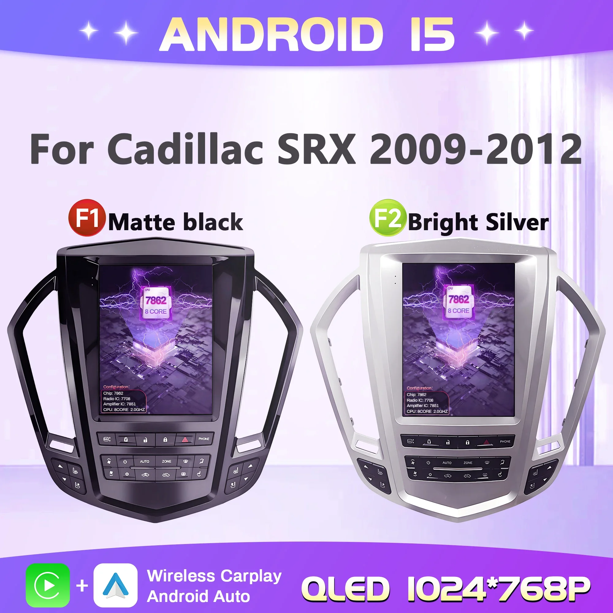 9.7inch Android 15 For Cadillac SRX 2009-2012 Car Radio Multimedia Navigation 4G GPS Wireless Carplay Screen Stereo
9.7inch Android 15 For Cadillac SRX 2009-2012 Car Radio Multimedia Navigation 4G GPS Wireless Carplay Screen Stereo