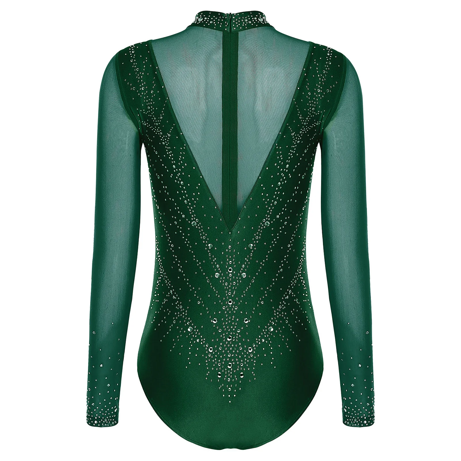 Long Sleeve Figure Skating Jumpsuit Women Mock Turtleneck Rhinestone Leotard Ballet Dance Artistic Gymnastics Performance Set
Long Sleeve Figure Skating Jumpsuit Women Mock Turtleneck Rhinestone Leotard Ballet Dance Artistic Gymnastics Performance Set