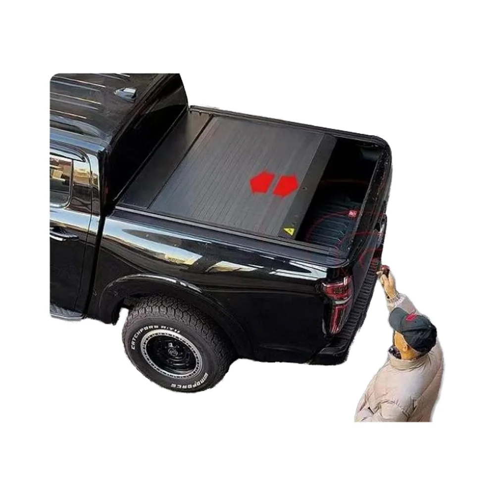 Electric Retractable Aluminum Roller Shutter Hilux Vigo Tonneau Cover for Triton L200 Pickup Bed Roll Design
Electric Retractable Aluminum Roller Shutter Hilux Vigo Tonneau Cover for Triton L200 Pickup Bed Roll Design