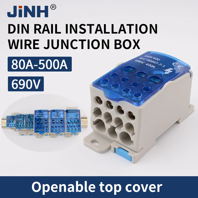 Distribution Unipolar Junction Branch line Box Wire Electrical Connector Rail Terminal Block UKK-400A
Distribution Unipolar Junction Branch line Box Wire Electrical Connector Rail Terminal Block UKK-400A