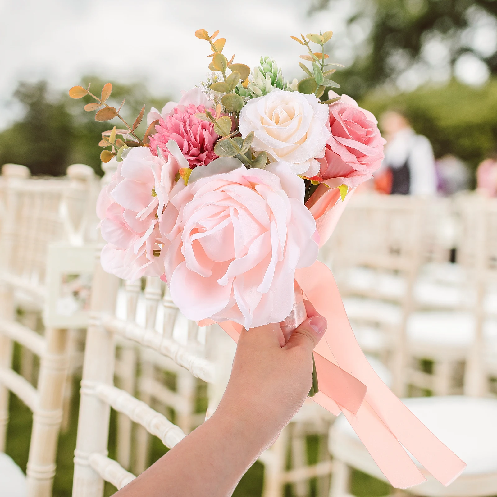 Artificial Flower Bouquet Romantic Silk Decorations Bridesmaid Wedding Table Centerpiece Wedding Table Centerpiece
Artificial Flower Bouquet Romantic Silk Decorations Bridesmaid Wedding Table Centerpiece Wedding Table Centerpiece