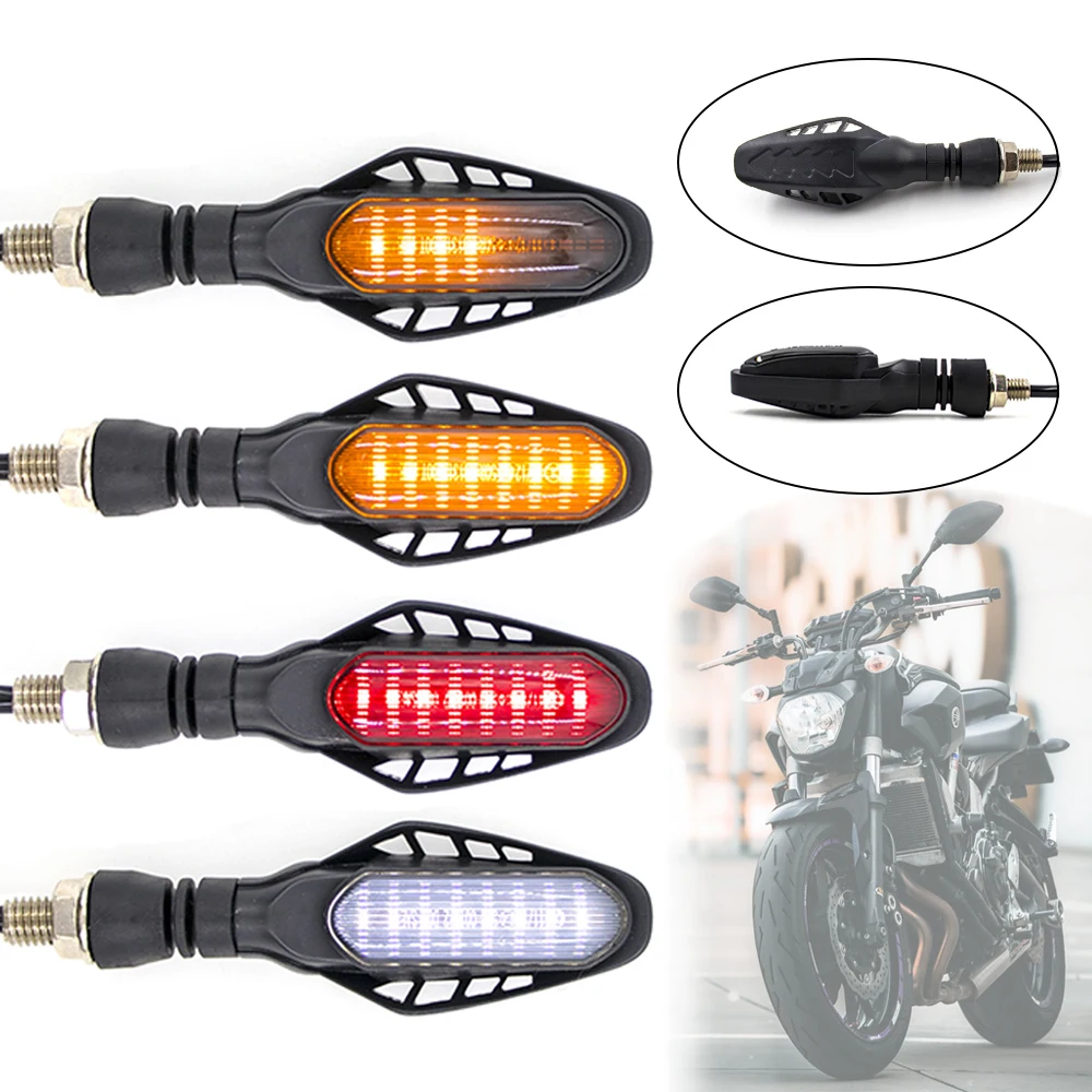 ATVOV Universal Motorcycle Motorbike LED Turn Signal Tail Light Flowing Flasher Brake DRL Daytime Warning Running Lamp 12V
ATVOV Universal Motorcycle Motorbike LED Turn Signal Tail Light Flowing Flasher Brake DRL Daytime Warning Running Lamp 12V