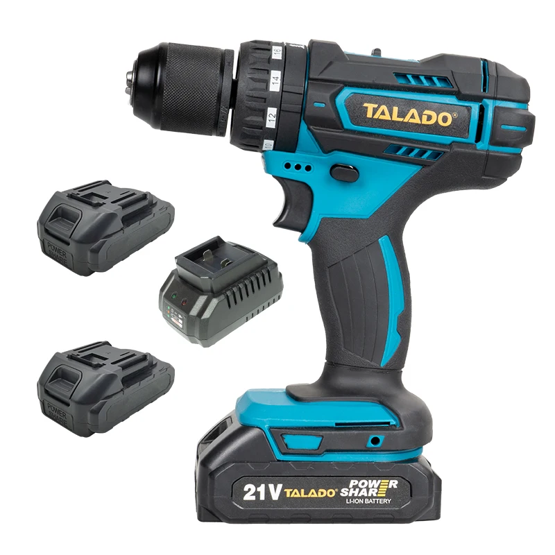 Professional Heavy Duty Cordless Drill Machine 21V Lithium Battery Hammer Drill with LED Light and 3 Speed Settings
Professional Heavy Duty Cordless Drill Machine 21V Lithium Battery Hammer Drill with LED Light and 3 Speed Settings