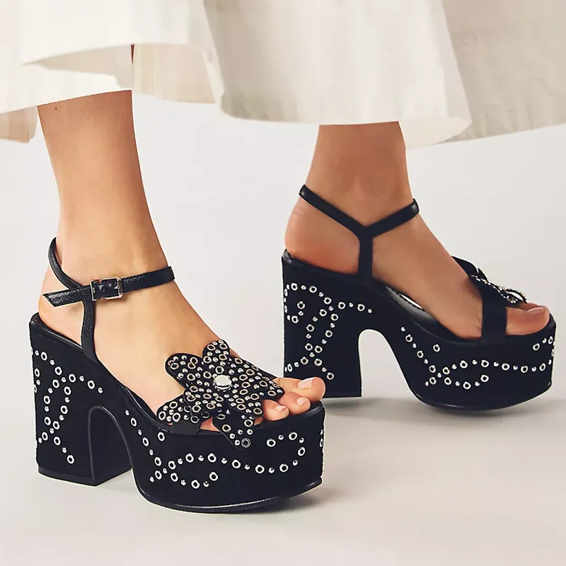 Crystal Mixed Colors Flower Plaform Sandals Sexy Pointed Toe Square Heel Accept Customized New Arrivals Fashion Women Shoes
Crystal Mixed Colors Flower Plaform Sandals Sexy Pointed Toe Square Heel Accept Customized New Arrivals Fashion Women Shoes