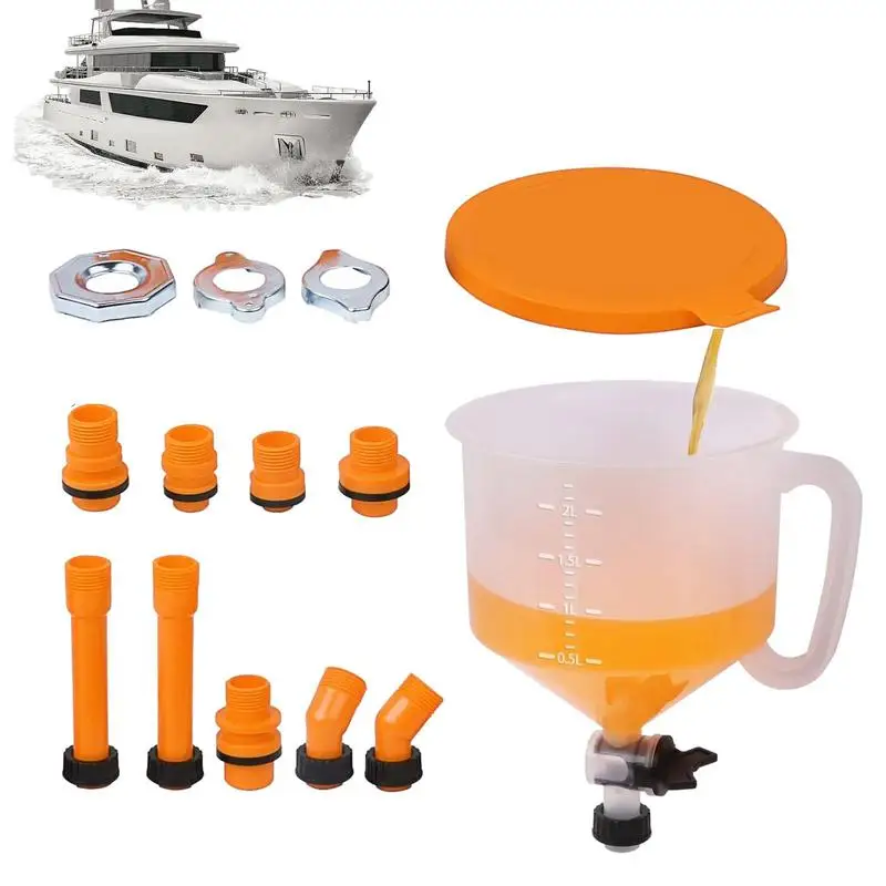 15 Piece No-Spill Coolant Funnel Kit Antifreeze Funnel With Valve Switch For Vehicle Car Radiator And Ship Coolant Filling 
15 Piece No-Spill Coolant Funnel Kit Antifreeze Funnel With Valve Switch For Vehicle Car Radiator And Ship Coolant Filling