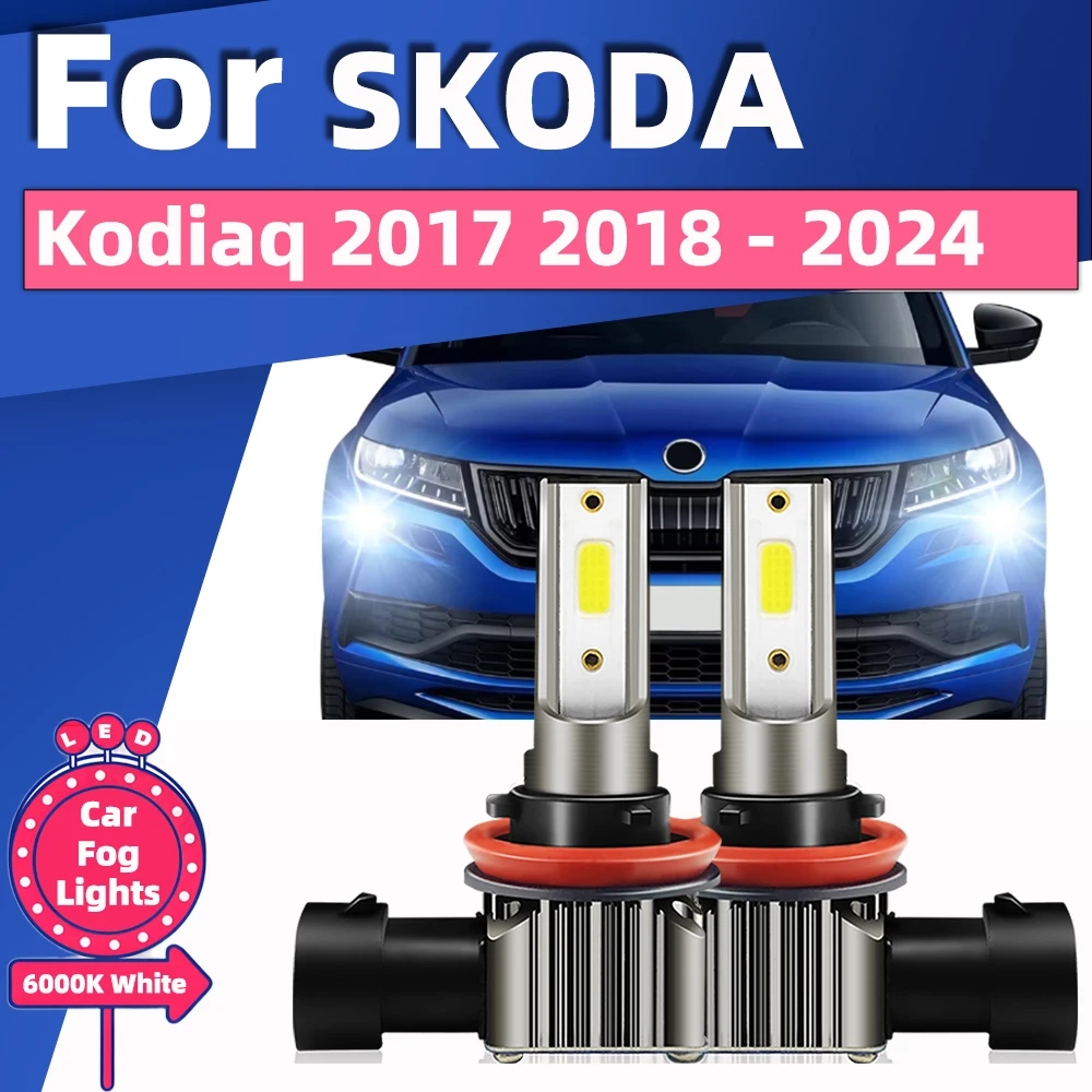 2Pcs Wireless LED Car Front Fog Light Bulbs For SKODA Kodiaq 2017 2018 2019 2020 2021 2022 2023 2024 FogLamps 15000LM 6000K
2Pcs Wireless LED Car Front Fog Light Bulbs For SKODA Kodiaq 2017 2018 2019 2020 2021 2022 2023 2024 FogLamps 15000LM 6000K