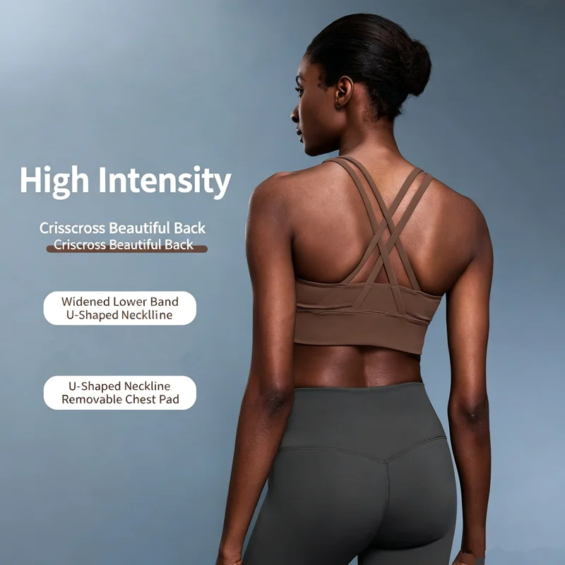 Women's Summer New Arrival Cross Back Yoga Sports Bra High Impact Support Shockproof Push Up Workout Bra for Women
Women's Summer New Arrival Cross Back Yoga Sports Bra High Impact Support Shockproof Push Up Workout Bra for Women