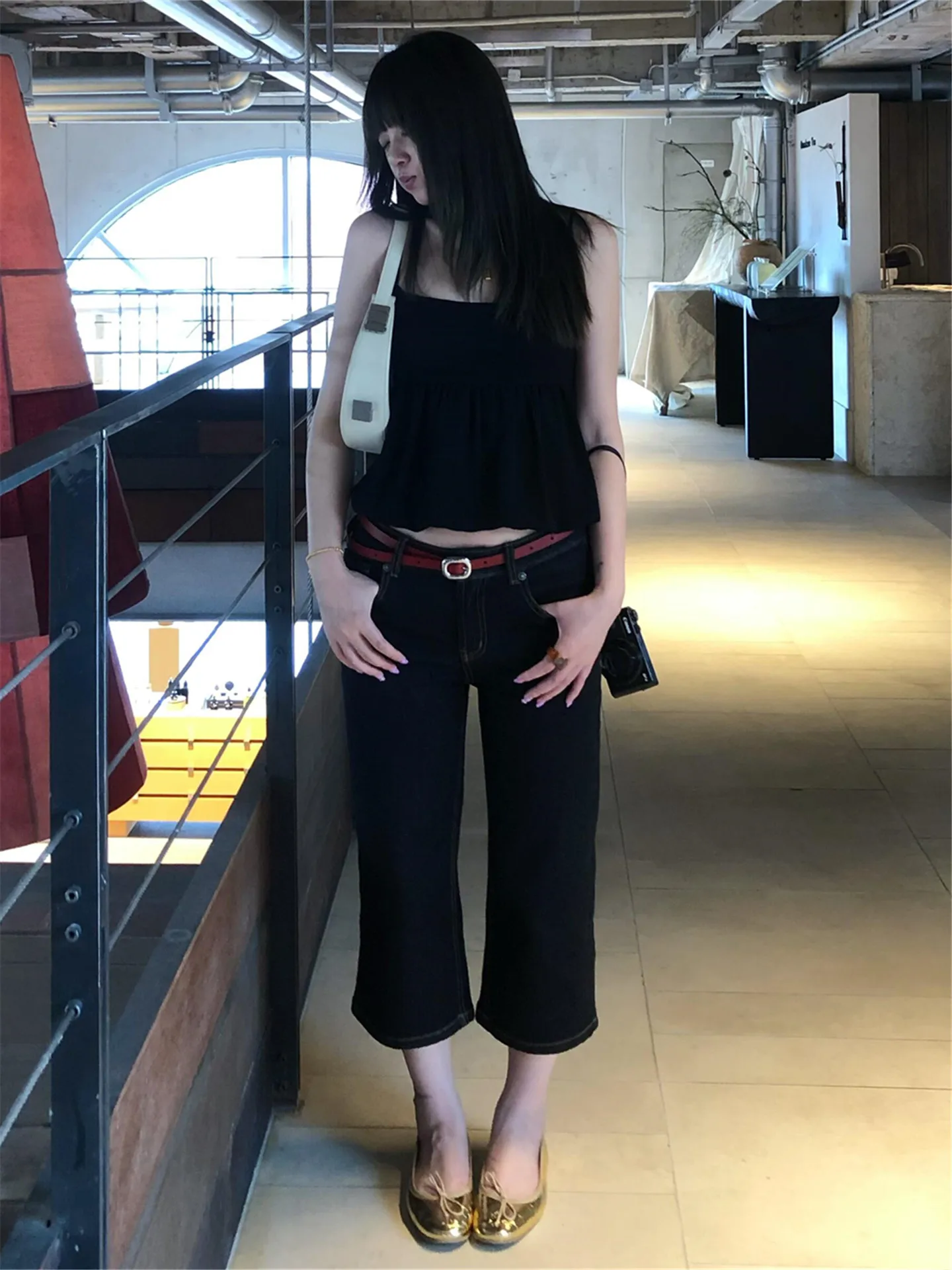 American Vintage Low Waist Bell Bottom Jeans Women Summer Slimming Washed Versatile Casual mid Length Cotton Denim Pants
American Vintage Low Waist Bell Bottom Jeans Women Summer Slimming Washed Versatile Casual mid Length Cotton Denim Pants