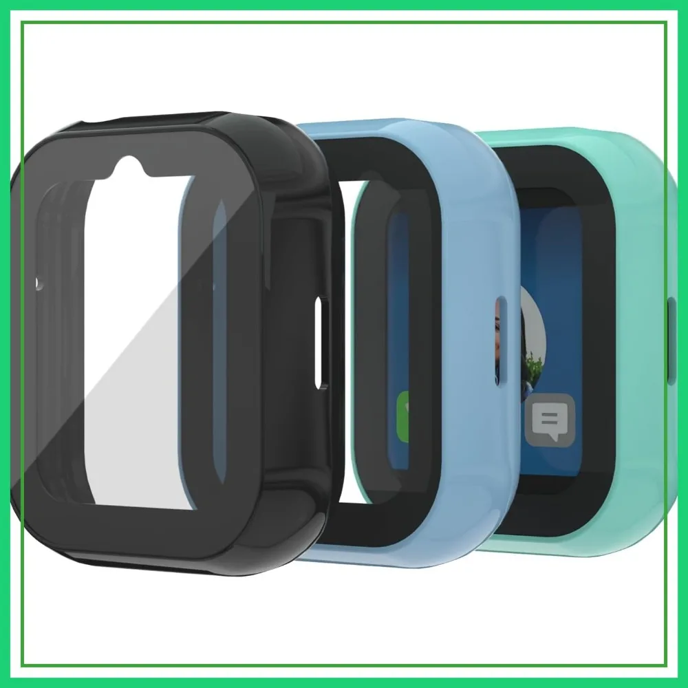 3 Pack Bumper Case with Scratch-Resistant Tempered Glass Screen Protector, Compatible with SyncUP Kids Watch 2 (Not for SyncUP Watch 1)
3 Pack Bumper Case with Scratch-Resistant Tempered Glass Screen Protector, Compatible with SyncUP Kids Watch 2 (Not for SyncUP Watch 1)