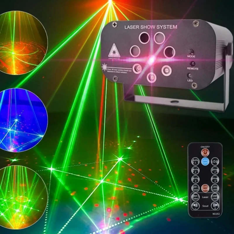 8-hole Laser Light Laser Beam of Light Dancing Decoration Color-changing
8-hole Laser Light Laser Beam of Light Dancing Decoration Color-changing