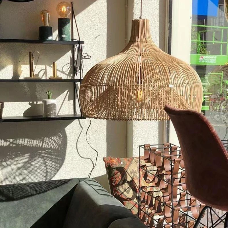 Japanese Creative Hand Woven Rattan Art LED Pendent Lamp Retro Restaurant Hotel Study Hallway Rural Decoration Lighting Fixtures
Japanese Creative Hand Woven Rattan Art LED Pendent Lamp Retro Restaurant Hotel Study Hallway Rural Decoration Lighting Fixtures
