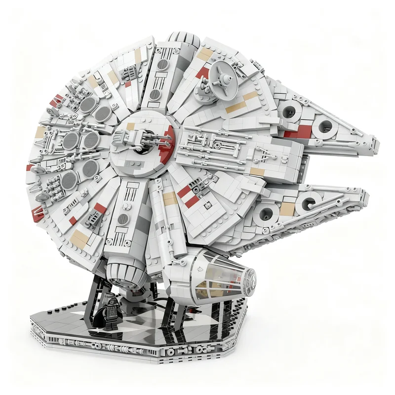 697PCS MOC Space Battle Movie Hang Falcon Display Stand Model DIY Creative Ideas Toy Assembly Puzzle Gift Spaceship Series Gifts
697PCS MOC Space Battle Movie Hang Falcon Display Stand Model DIY Creative Ideas Toy Assembly Puzzle Gift Spaceship Series Gifts