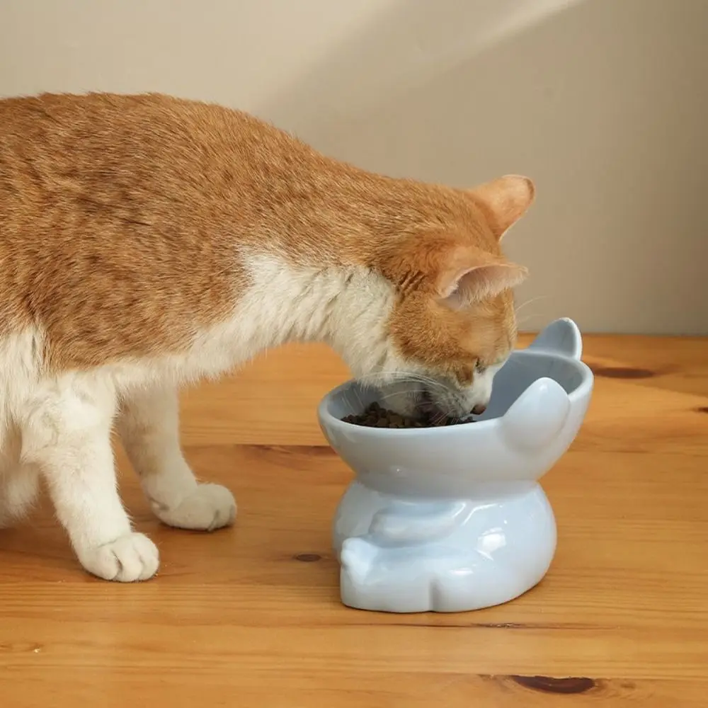 Ceramic Cat Bowl Creative Slanted Mouth Pet High Foot Bowl Anti Tipping Non-slip Dog Food Feeding Basin Neck Protection
Ceramic Cat Bowl Creative Slanted Mouth Pet High Foot Bowl Anti Tipping Non-slip Dog Food Feeding Basin Neck Protection