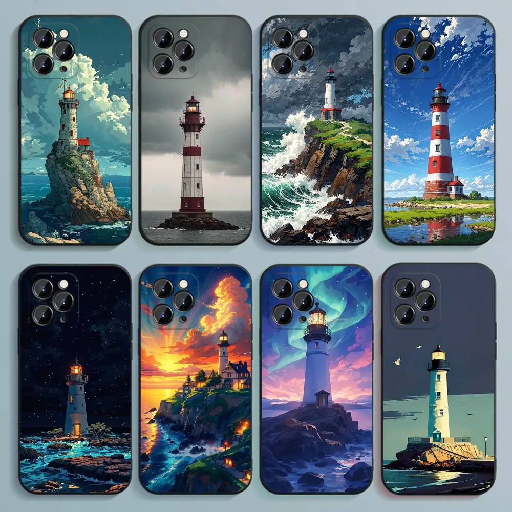 Anime Lighthouse Phone Case For iPhone 17,16,15,14,13,12,11,Pro,Max,Plus,E,SE4,Air,Mini Black Soft Cover
Anime Lighthouse Phone Case For iPhone 17,16,15,14,13,12,11,Pro,Max,Plus,E,SE4,Air,Mini Black Soft Cover