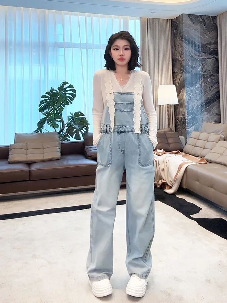 Джинсовый комбинезон Lacy с завышенной талией, облегающий, в стиле ретро, американский стиль, для модных девушек, из искусственной кожи, для повседневной носки, весенняя коллекция
Джинсовый комбинезон Lacy с завышенной талией, облегающий, в стиле ретро, американский стиль, для модных девушек, из искусственной кожи, для повседневной носки, весенняя коллекция