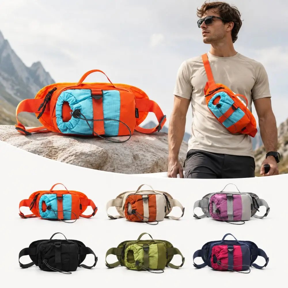 Korean Outdoor Crossbody Bag Kettle Compartment Waterproof Unisex Waist Bag Minimalist Design Large Capacity
Korean Outdoor Crossbody Bag Kettle Compartment Waterproof Unisex Waist Bag Minimalist Design Large Capacity