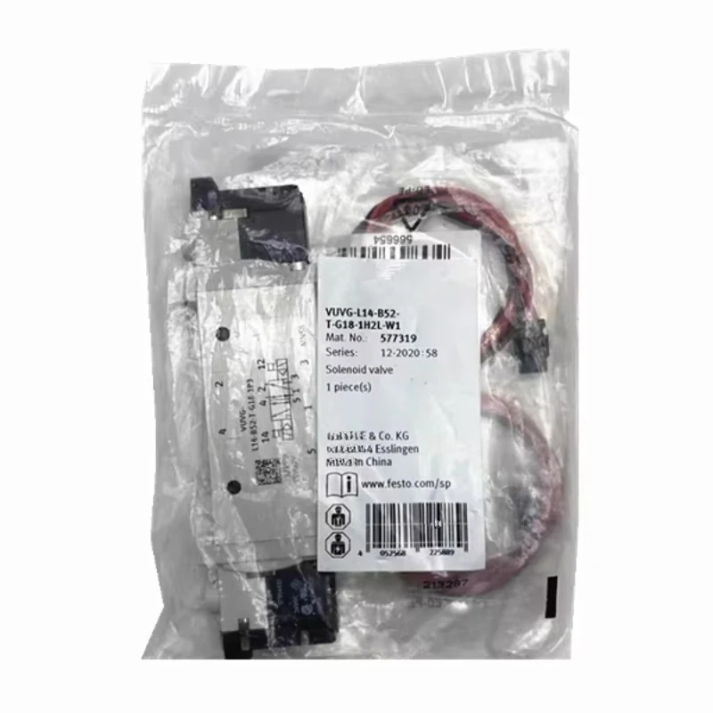 Gold seller Solenoid Valve VUVG-L14-B52-T-G18-1H2L-W1 577319 100% Brand New Original, Shipped As Soon As Possible
Gold seller Solenoid Valve VUVG-L14-B52-T-G18-1H2L-W1 577319 100% Brand New Original, Shipped As Soon As Possible