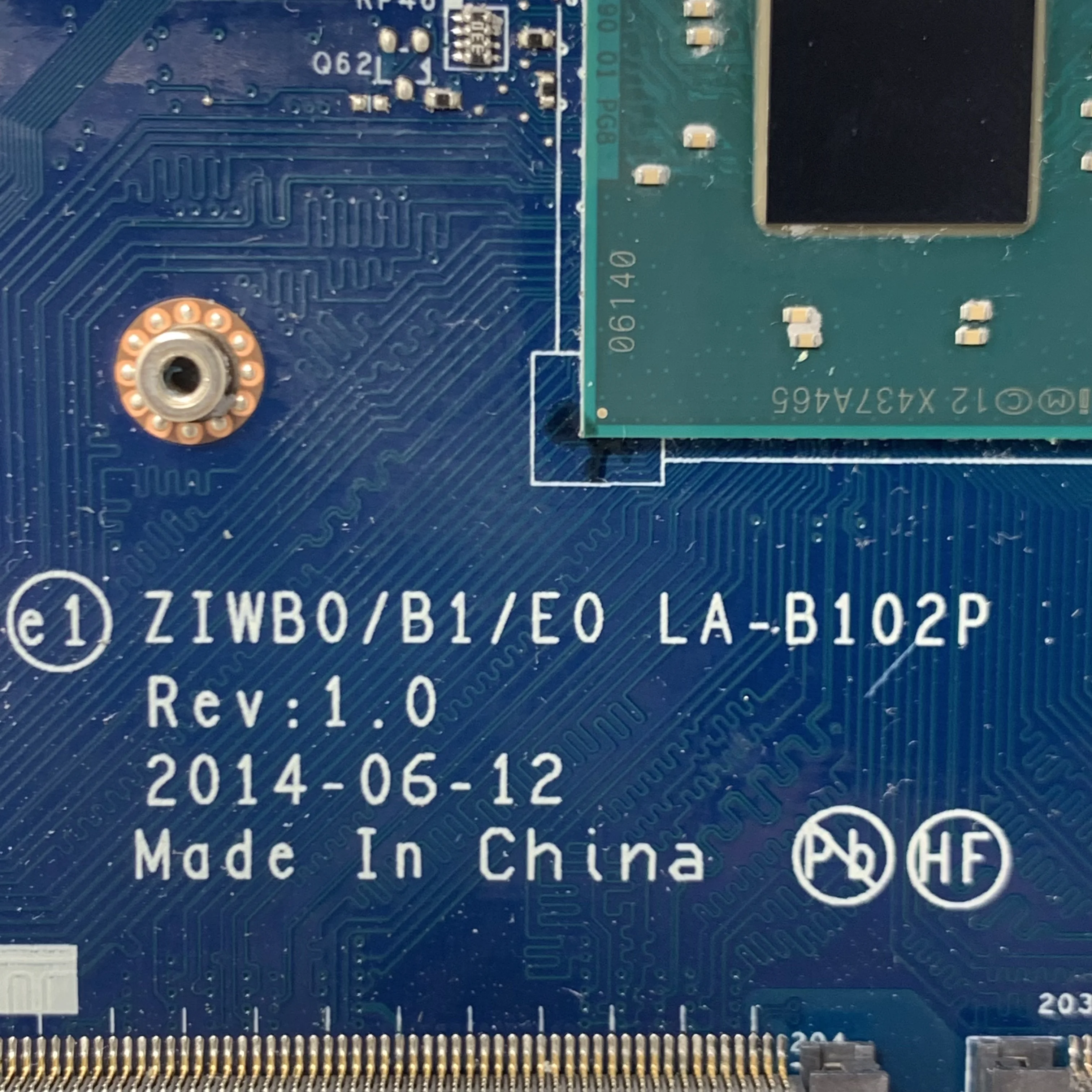 ZIWB0/B1/E0 LA-B102P 5B20G90100 Mainboard For Lenovo B50-30 E50-30 E40-30 Laptop Motherboard With SR1YJ N2840 CPU 100% Tested OK
ZIWB0/B1/E0 LA-B102P 5B20G90100 Mainboard For Lenovo B50-30 E50-30 E40-30 Laptop Motherboard With SR1YJ N2840 CPU 100% Tested OK