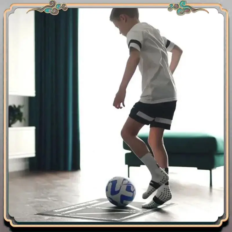 Durable Football Footstep Training Mat,Soccer Training Mat,Anti-Skid Shock Absorption Training Mat Durable Easy To Use
Durable Football Footstep Training Mat,Soccer Training Mat,Anti-Skid Shock Absorption Training Mat Durable Easy To Use