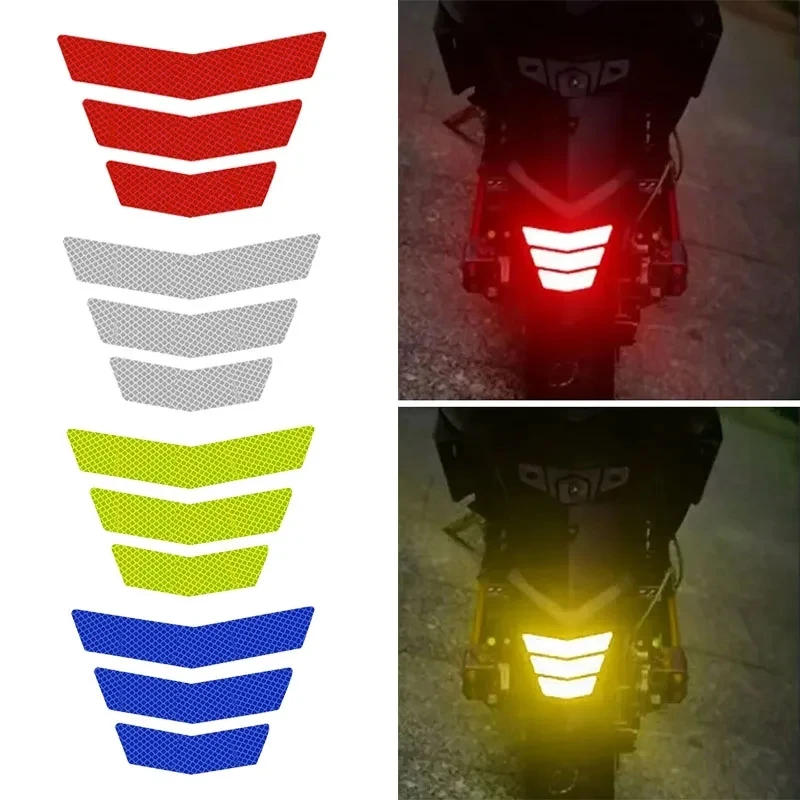 Motorcycle Night Safety Stickers Reflective Warning Arrowhead Tag Tail Fender Racing Bumper Decal Adhesive Tape for Car Bike
Motorcycle Night Safety Stickers Reflective Warning Arrowhead Tag Tail Fender Racing Bumper Decal Adhesive Tape for Car Bike